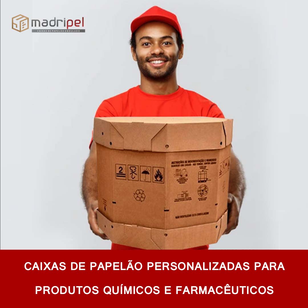 Caixas de Papelão para Produtos Químicos e Farmacêuticos